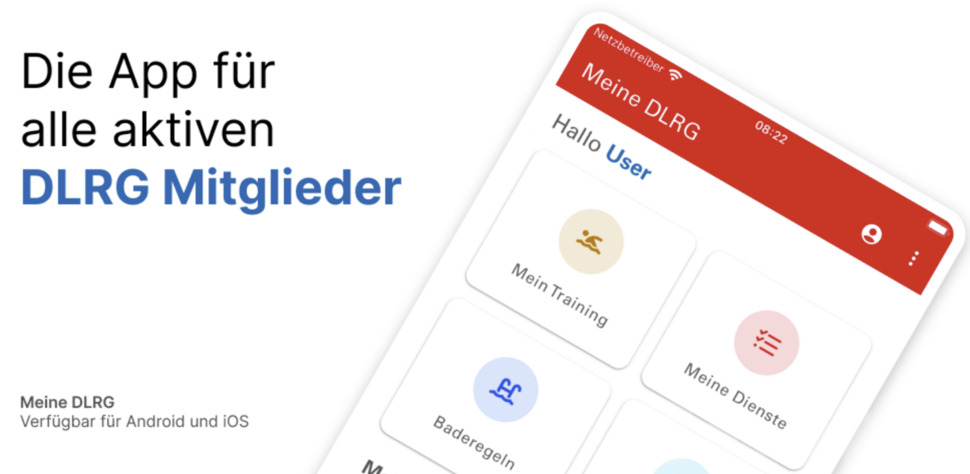 Screenshot DLRG-App (AppStore)
